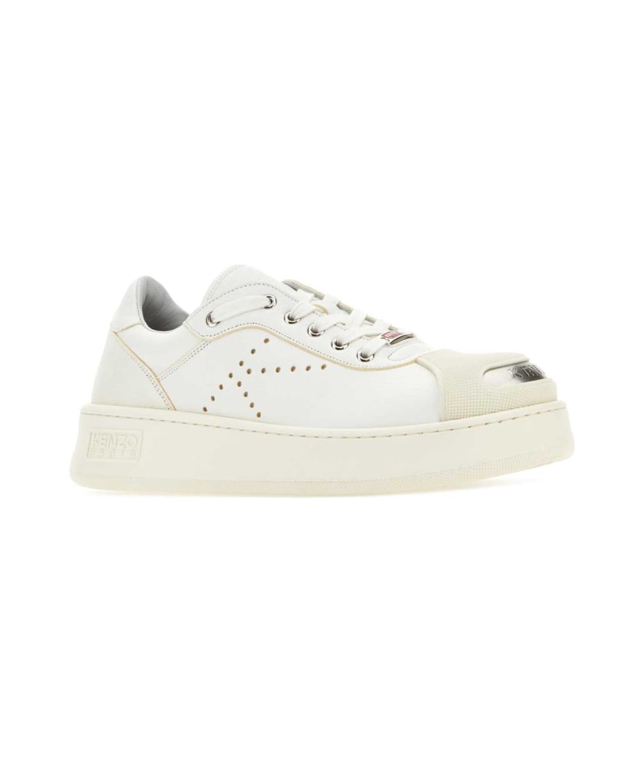 スニーカー KENZO White Leather Kenzo Hoops Sneakers Kenzo Hoops Sneakers | italist