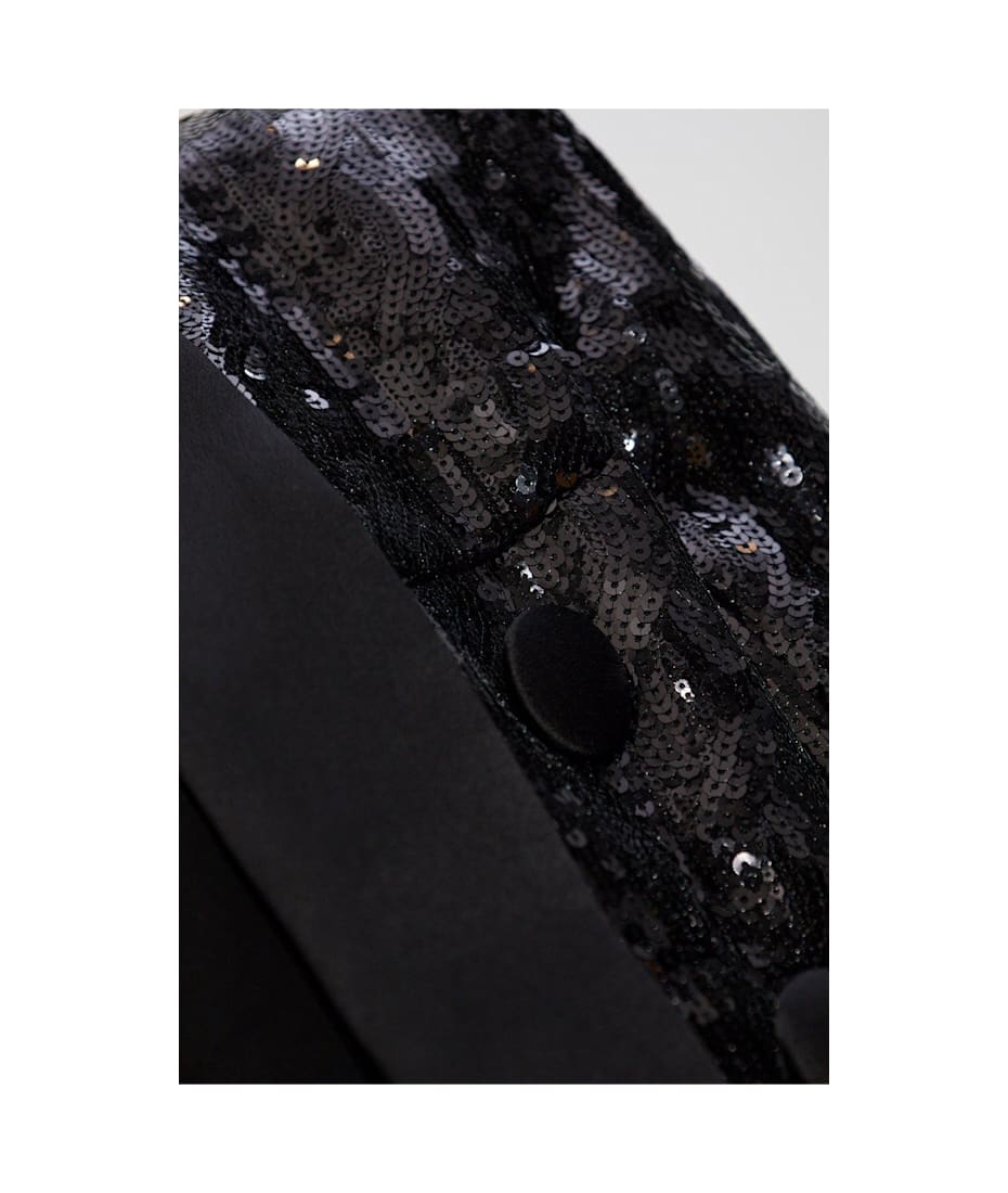 Balmain Sequinned Collared Blazer | italist