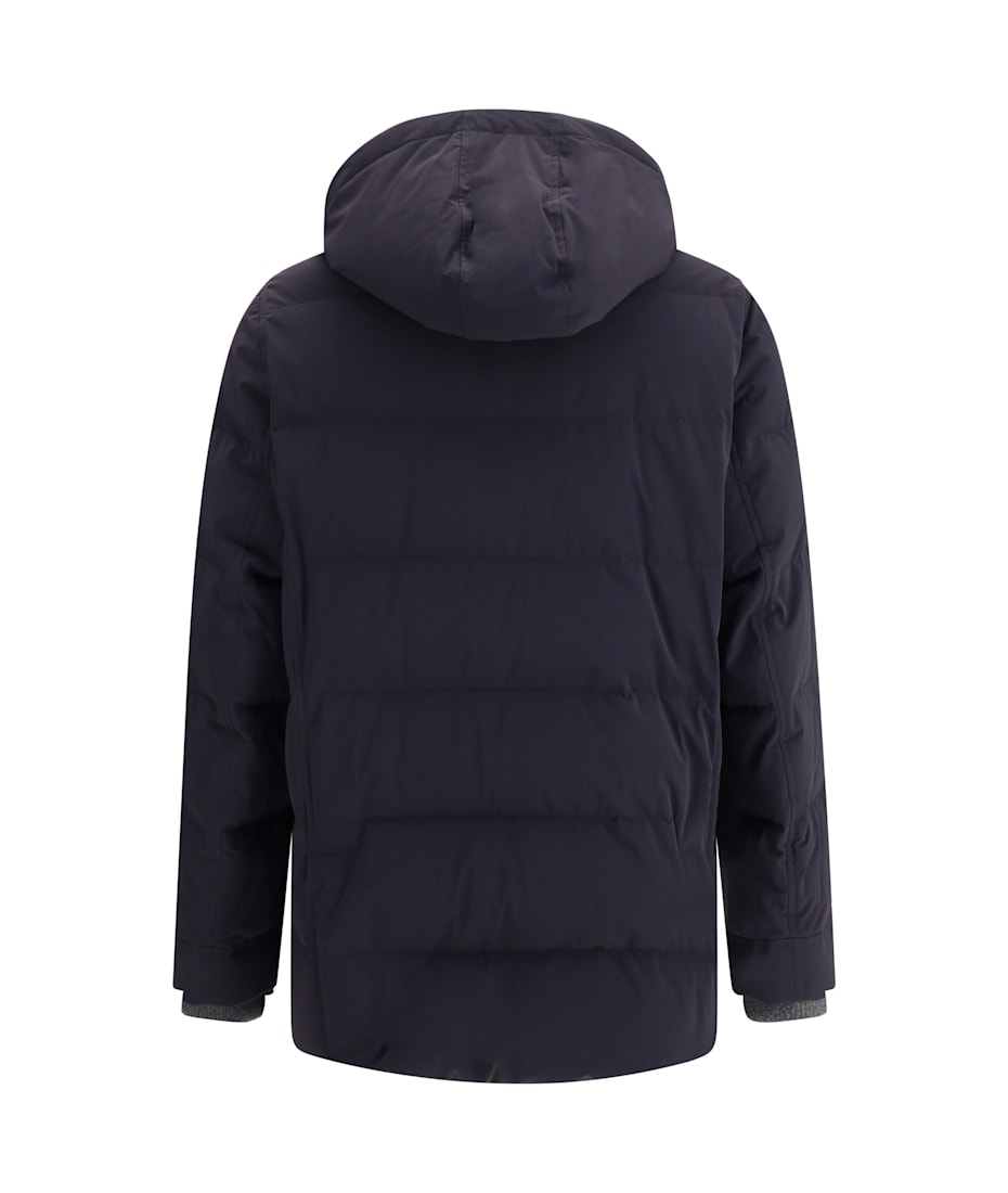Brunello Cucinelli Down Jacket With Hood | italist