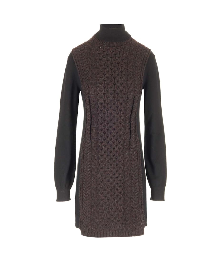 slim fit dress slacks Ronald Mouret Wool Fitted Cap Sleeve Midi Dress Grey main image 1