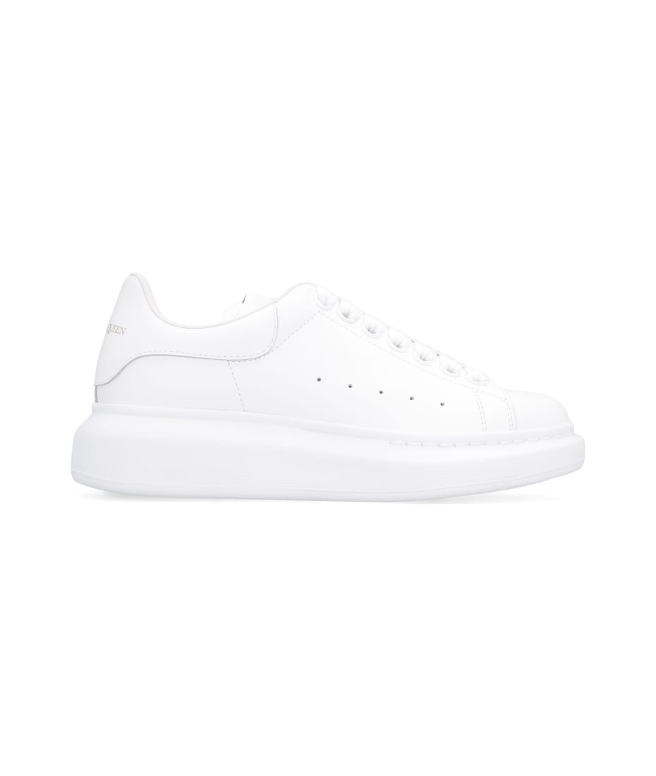 ALEXANDER MCQUEEN: Larry sneakers in smooth leather - White  Alexander  Mcqueen sneakers 666407WIA4Z online at