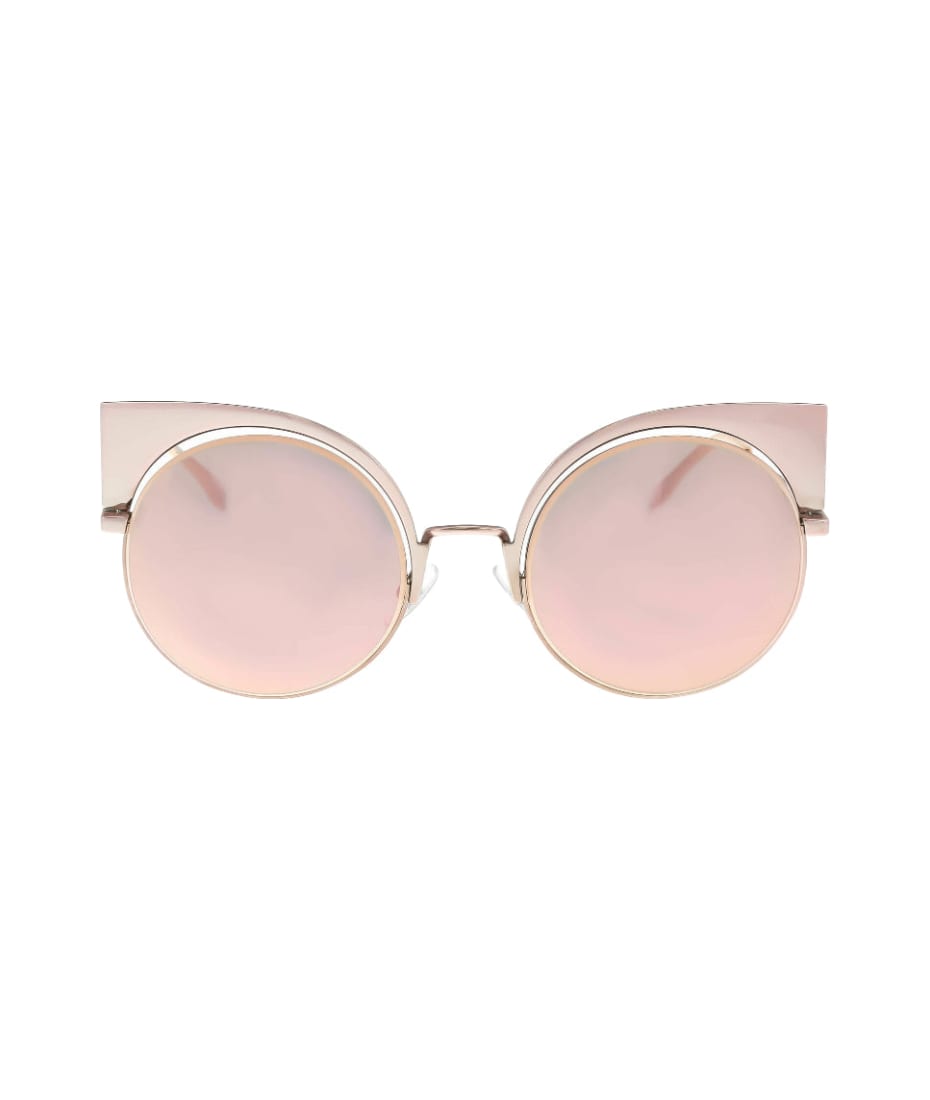 Fendi Eyewear Ff 0177 - Metallic Pink Sunglasses