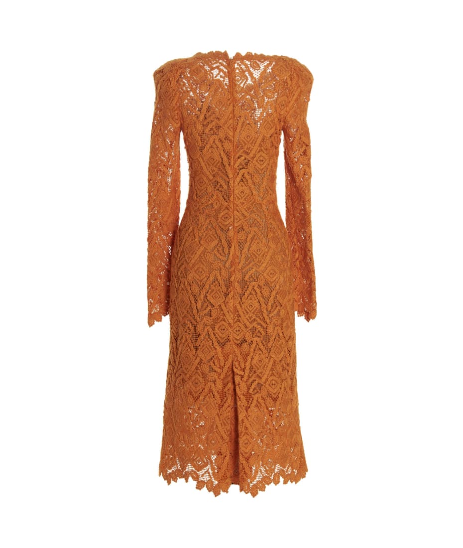 ワンピース ERMANNO SCERVINO Macrame lace dress 27924557_57494022_1000.jpg
