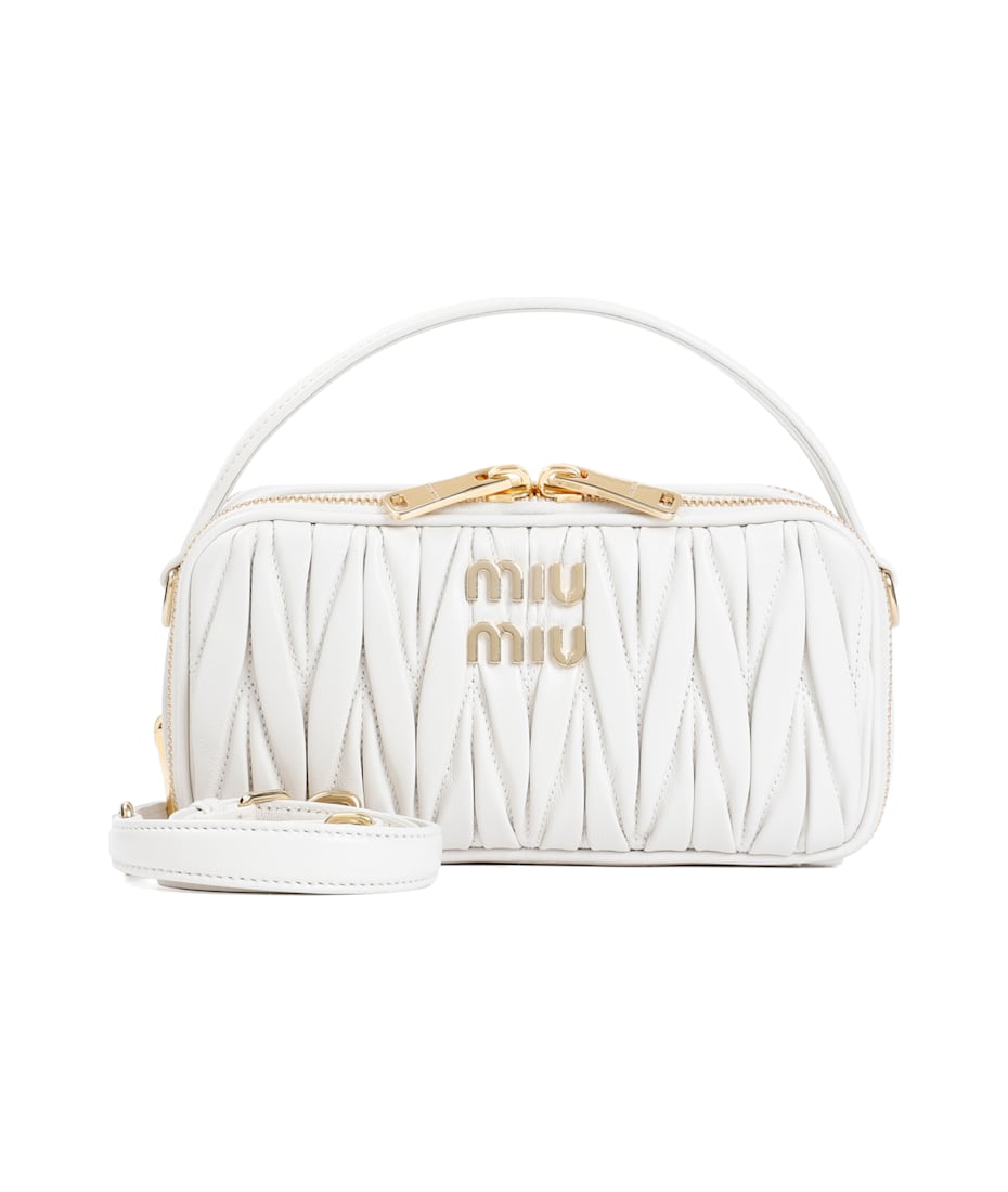 Miu Miu Arcadie Matelassé Leather Bag | italist