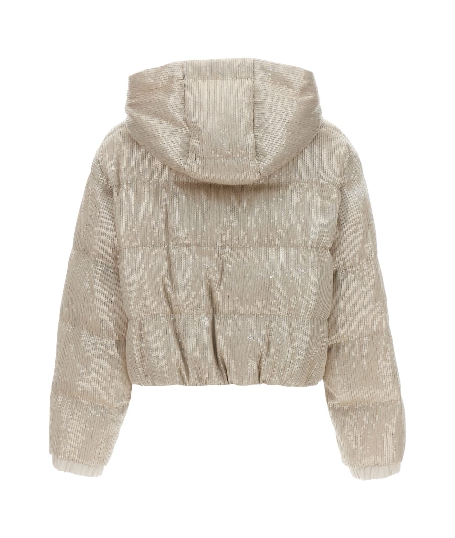 Brunello Cucinelli Sequin Down Jacket | italist