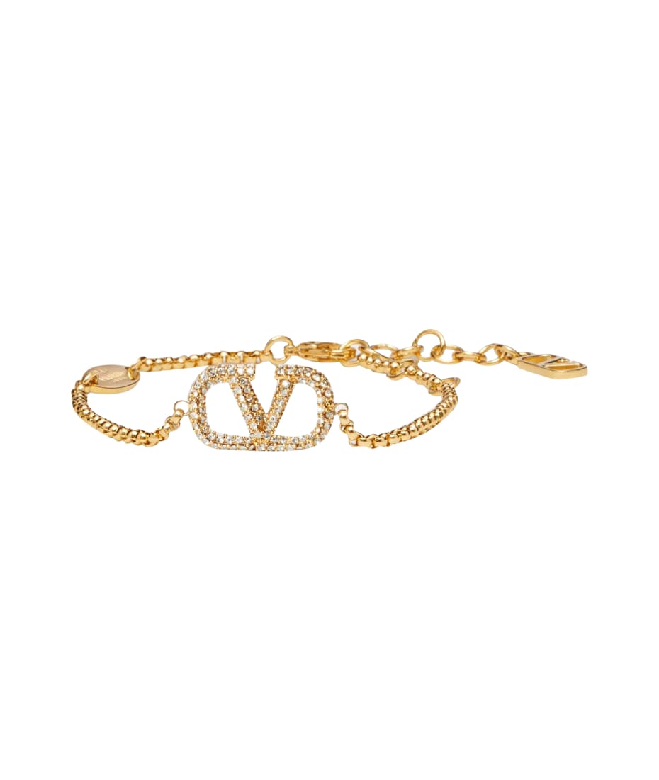 ブレスレット Valentino Garavani VLOGO SIGNATURE STRASS BRACELET Valentino Garavani Vlogo Signature Strass Bracelet | italist