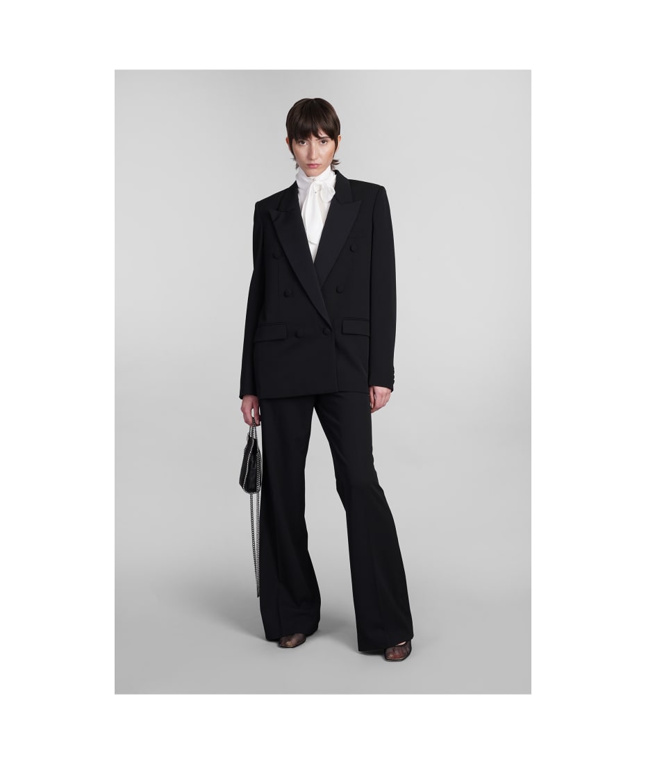 ジャケット Stella McCartney FW24 TUXEDO DB JACKET (6501163CU704 1000) STELLA MCCARTNEY Tuxedo Jacket in 1000 | endource