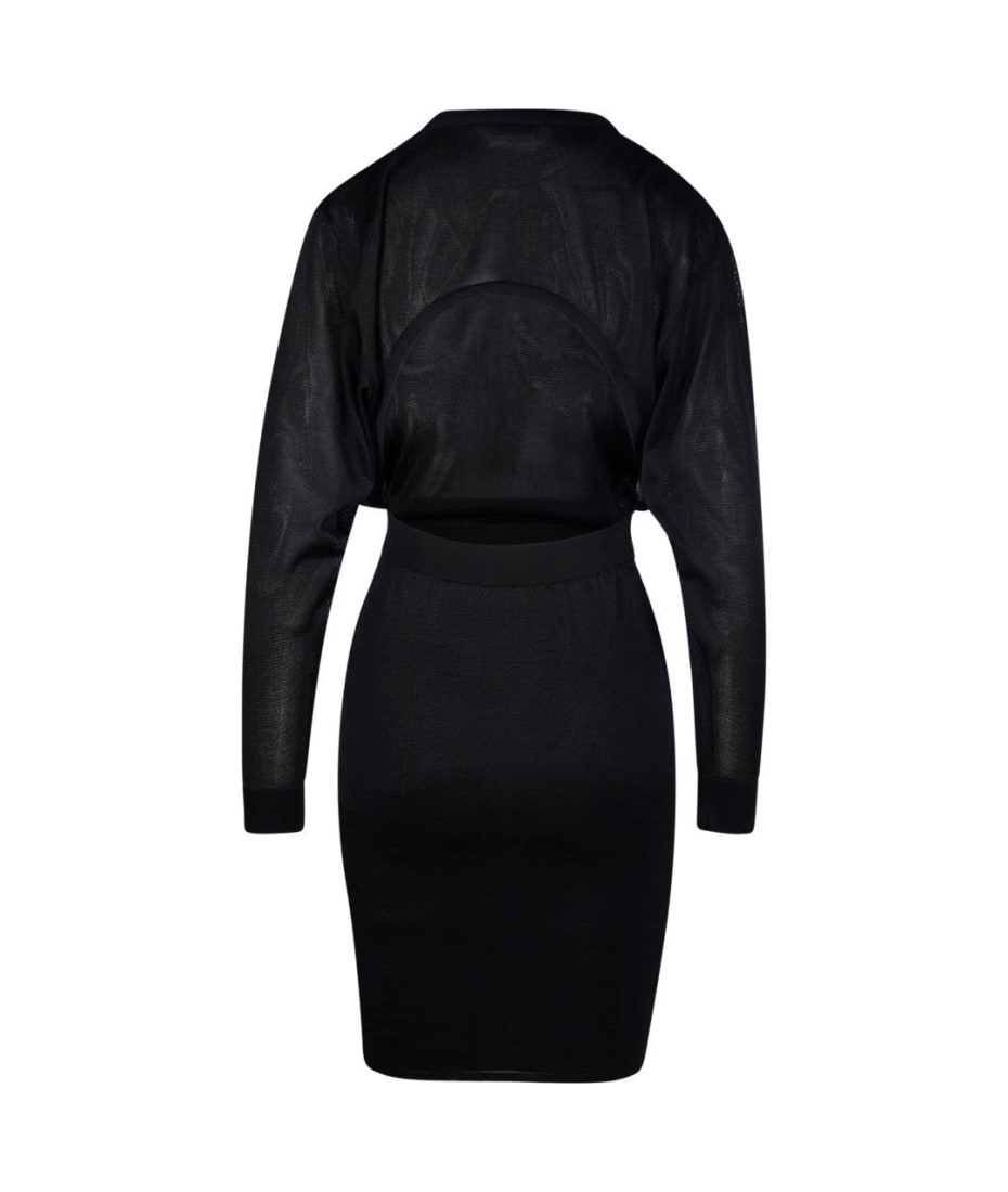 navy blue dress for baby girl Yves Saint Laurent 1980s Black Backless Evening Dress main image 1