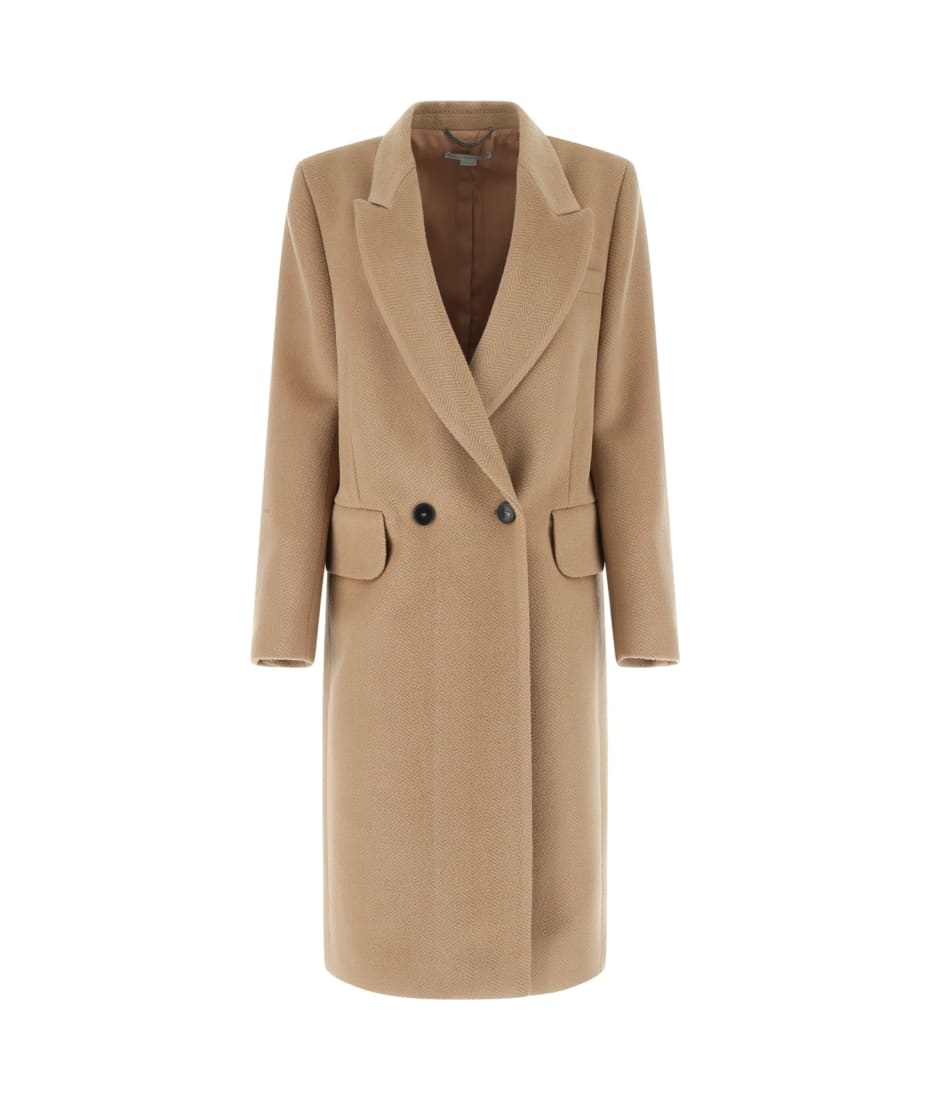 コート STELLA McCARTNEY Antiqued Pink Wool Coat Stella McCartney Antiqued Pink Wool Coat | italist