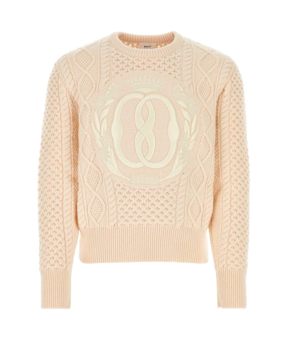 【送料&関税込】Bally Light Pink Wool Sweater Bally Light Pink Wool Sweater | italist