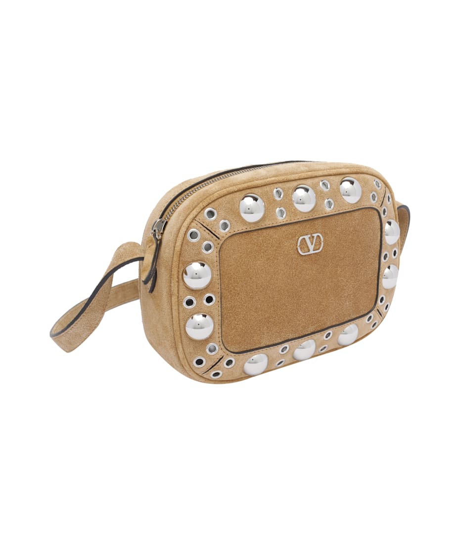 Valentino Garavani Suede Nellcote Crossbody Bag | italist