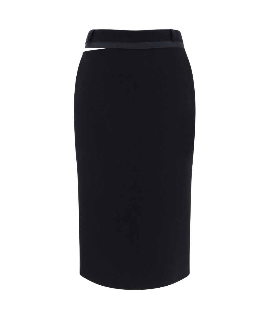 【関税&送料込】Fendi Grain De Poudre Wool Skirt Fendi Grain De Poudre Skirt | italist