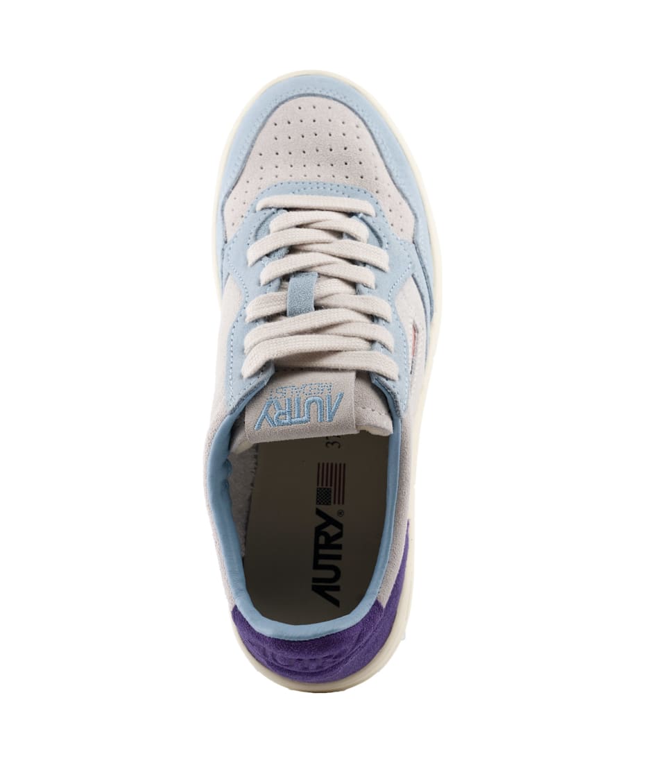 Autry Medalist Low Tricolor Suede Sneakers | italist, ALWAYS