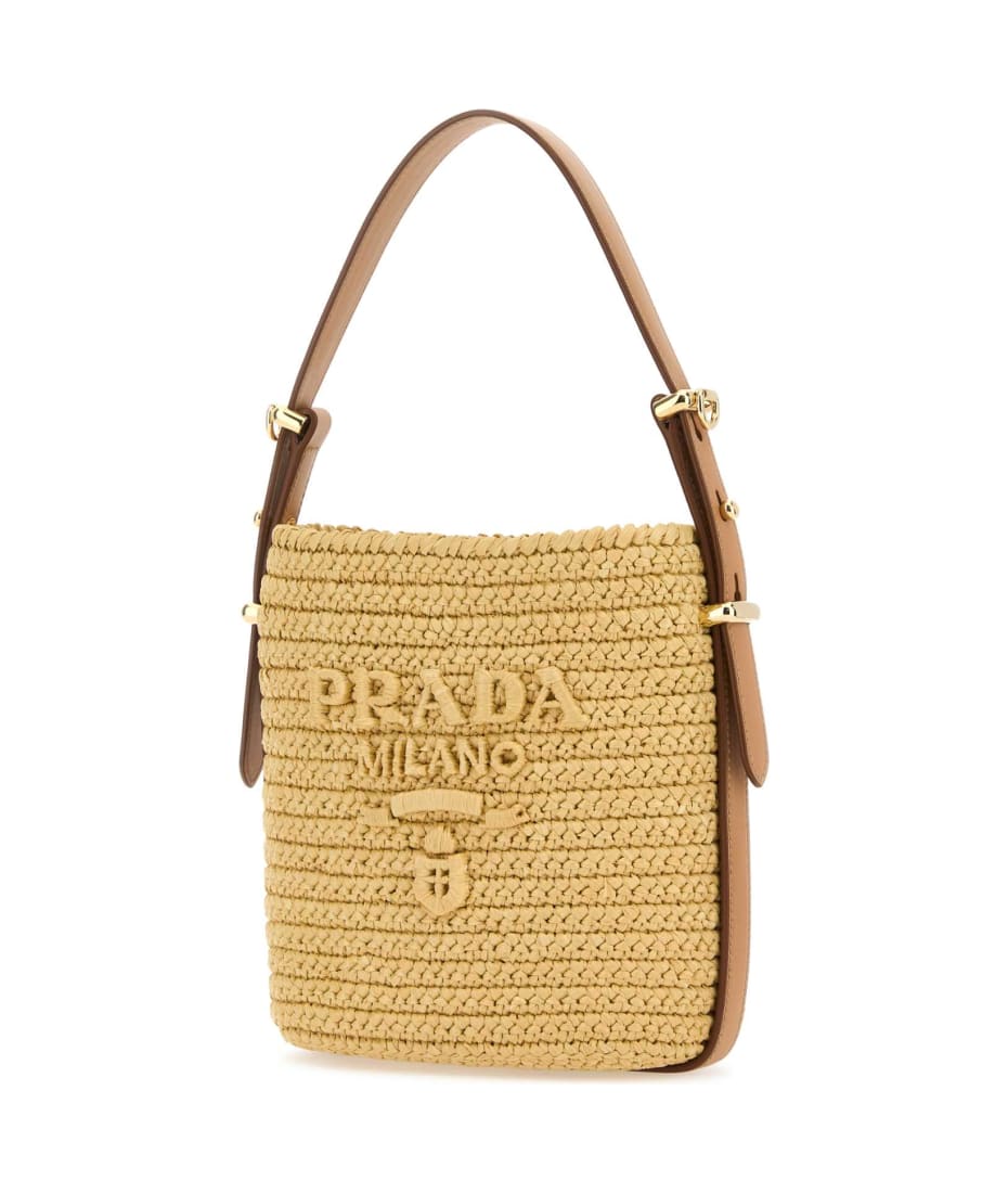 Prada Raffia Bucket Bag | italist