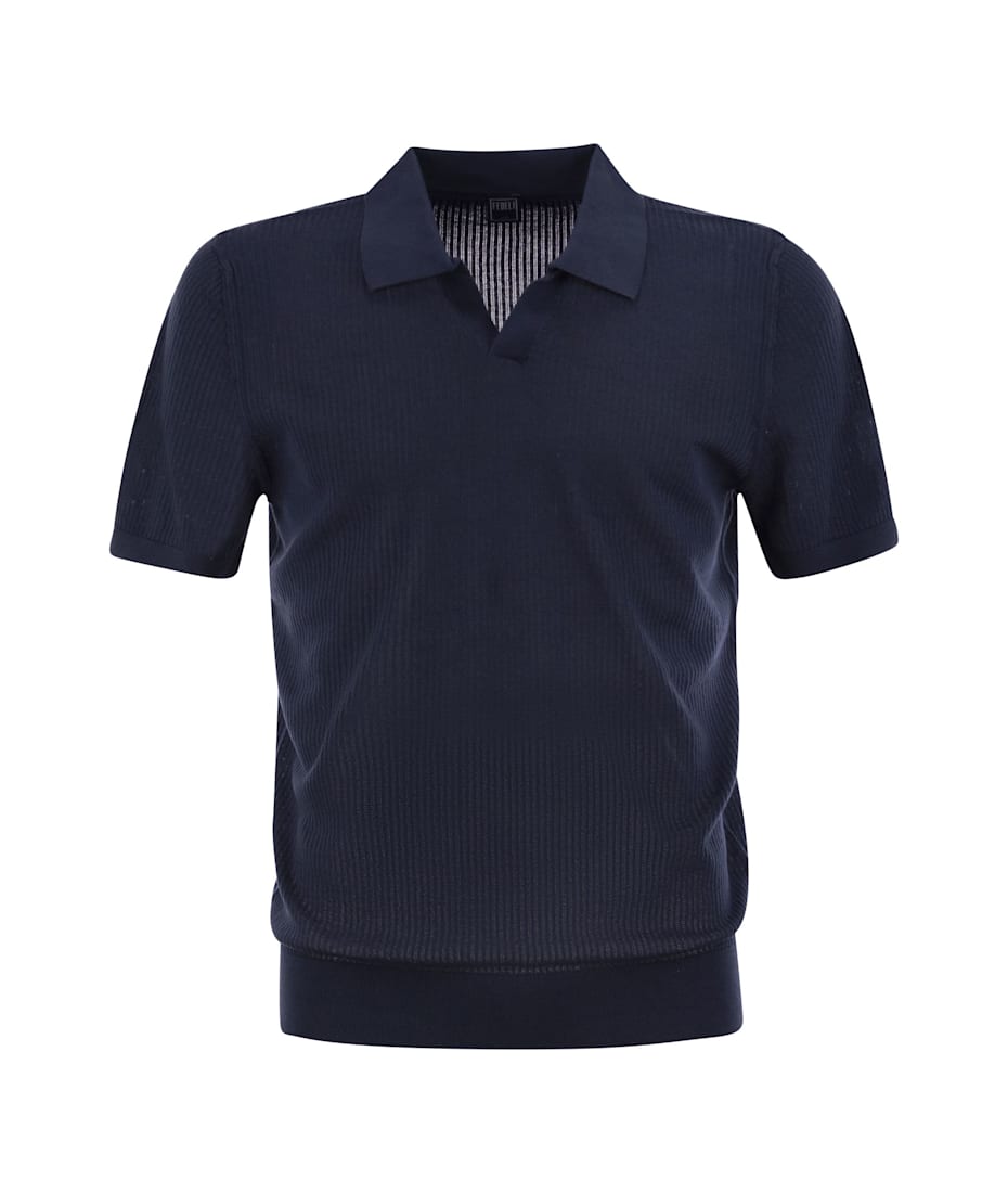 Tシャツ・カットソー Fedeli Giza cotton short-sleeved polo shirt (8UED5920 626) Fedeli Giza Cotton Short-sleeved Polo Shirt In White | ModeSens