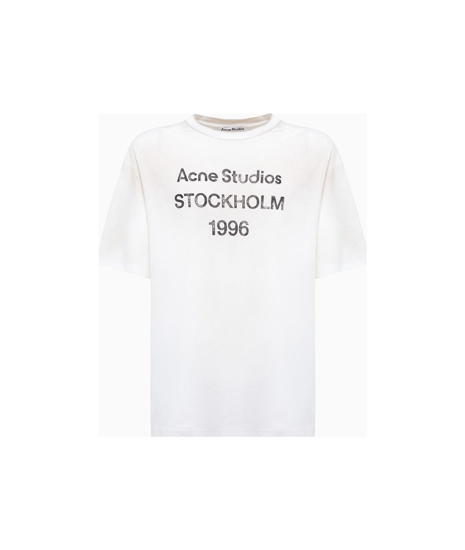 国内発送☆ACNE STUDIOS☆T-SHIRT/WHITE Acne Studios Fn-ux-tshi000013 Dustywhite | italist