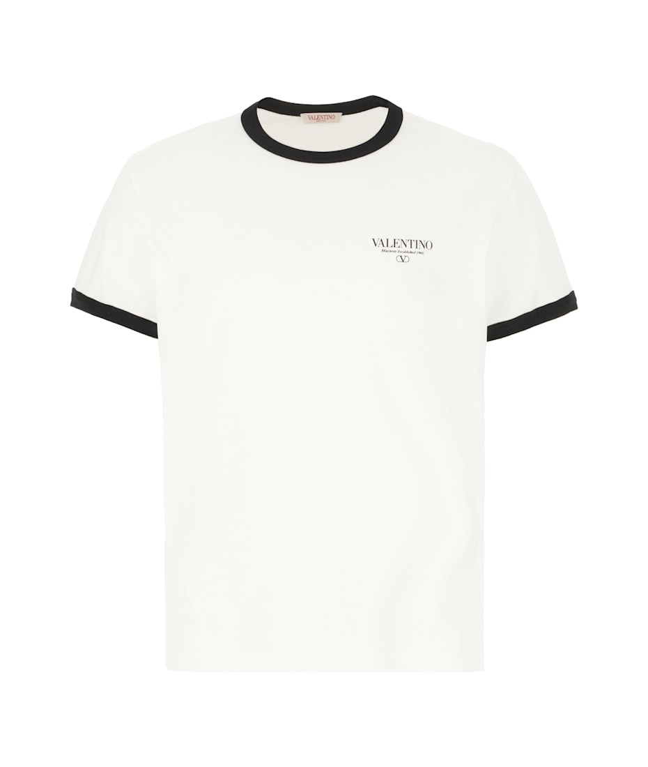 Tシャツ・カットソー Valentino Garavani White Cotton Blend T-Shirt Valentino Garavani White Cotton Blend T-shirt | italist