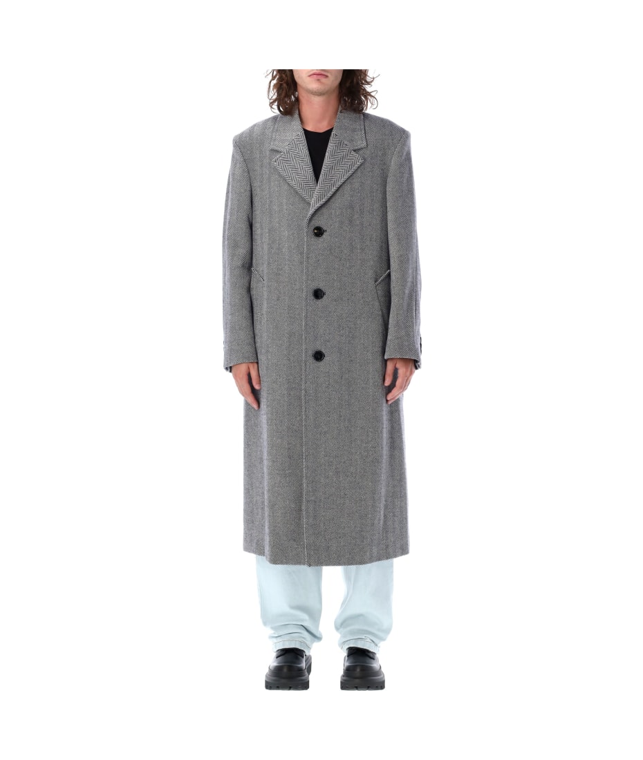 Ami deals herringbone coat