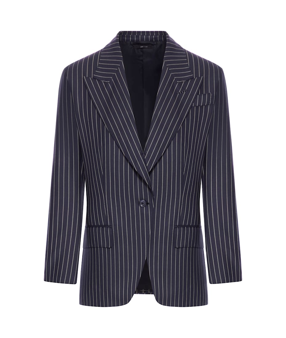 【送料&関税込】Tom Ford Single Breasted Wool Flannel Jacket Tom Ford Single Breasted Wool Flannel Jacket | italist