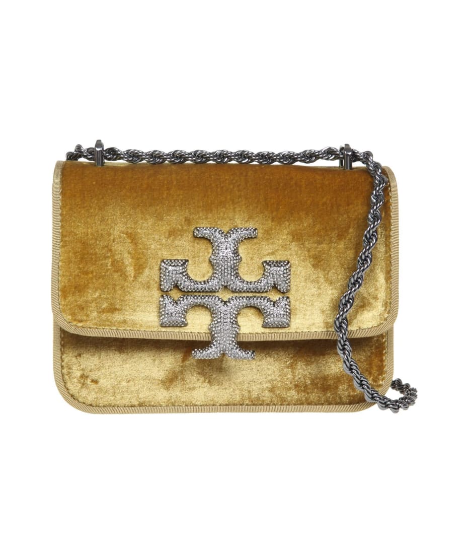 Tory Burch Eleanor Bag In Velvet With Logo With Crystals | italist, ALWAYS  LIKE A SALE