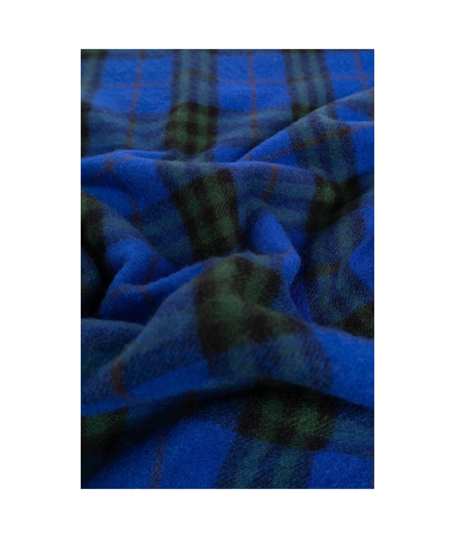 Burberry Check-pattern Fringed-edge Scarf