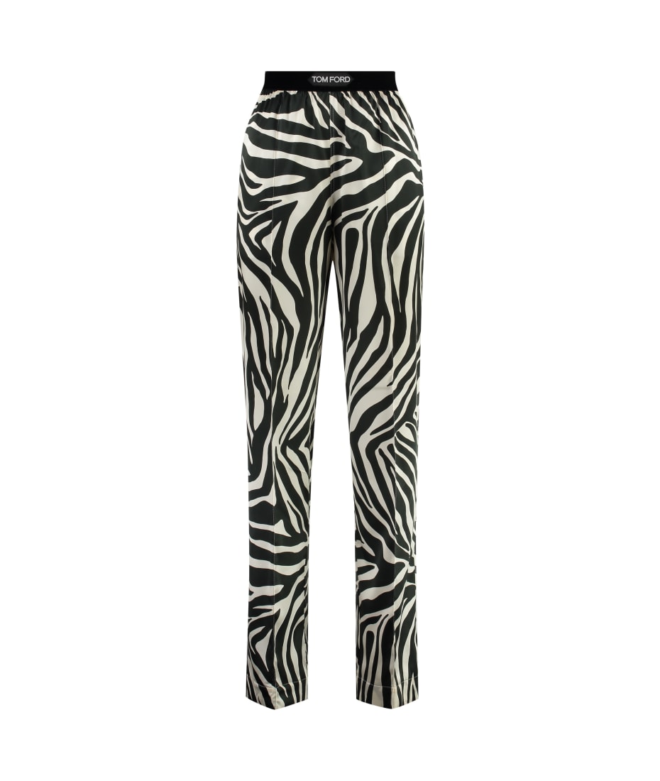 パンツ TOM FORD PRINTED SILK TROUSERS Tom Ford Printed Silk Pants | italist