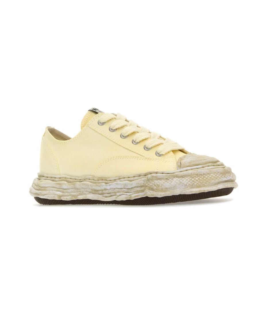 Mihara Yasuhiro White Canvas Sneakers | italist