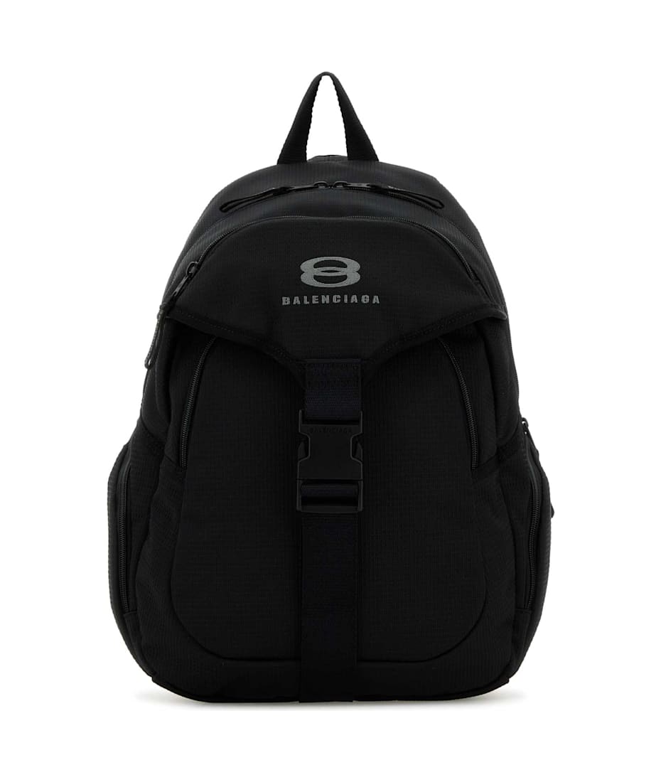 バックパック・リュック Balenciaga Black Fabric Unity Backpack Balenciaga Medium Unity Backpack | Black | FARFETCH