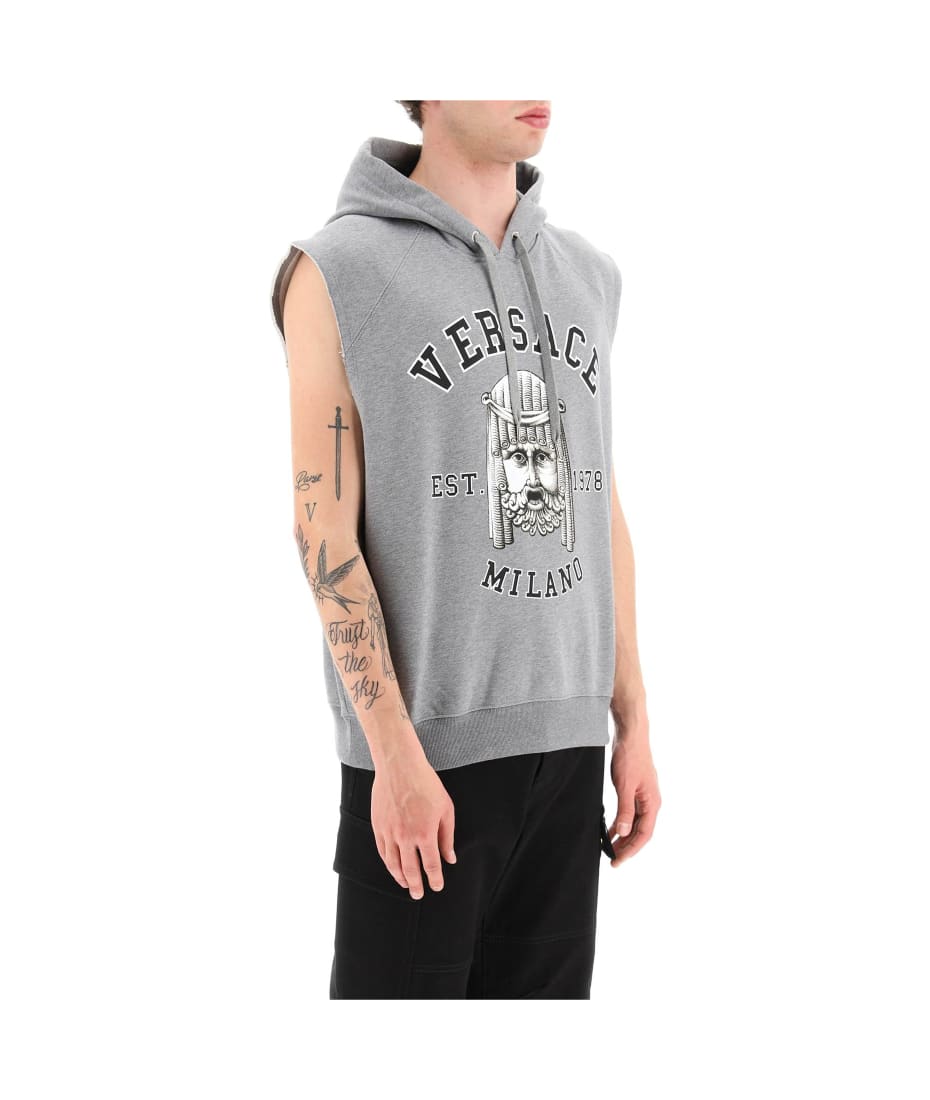 Versace store sleeveless hoodie