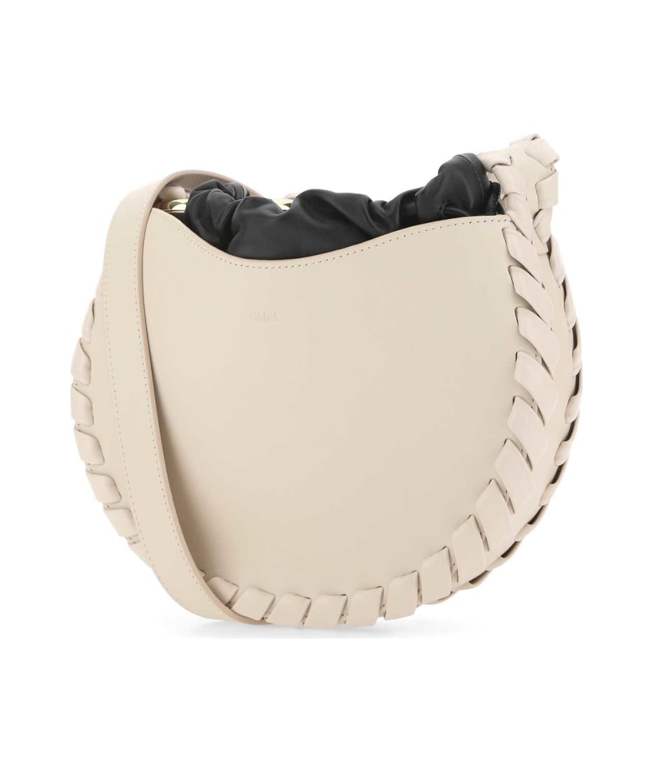 Chloé Powder Pink Leather Small Mate Crossbody Bag | italist
