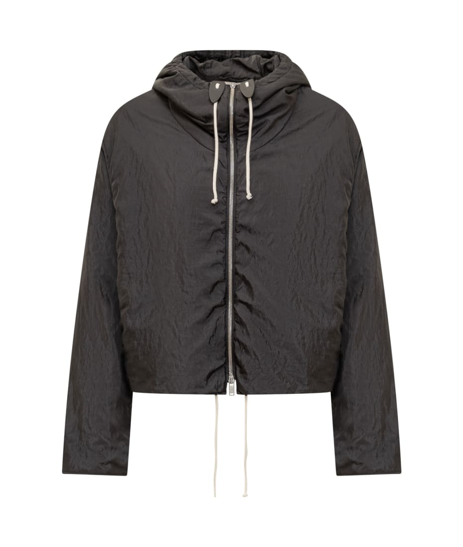 Jil Sander Hooded Cape Anorak - Black