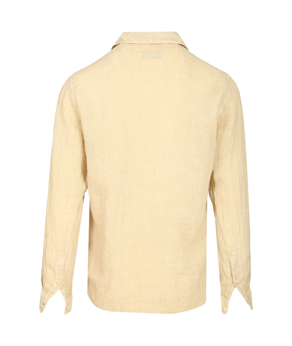 トップス 80s 90s EURO linen pullover shirt beige Original Vintage Style Linen Shirt | italist