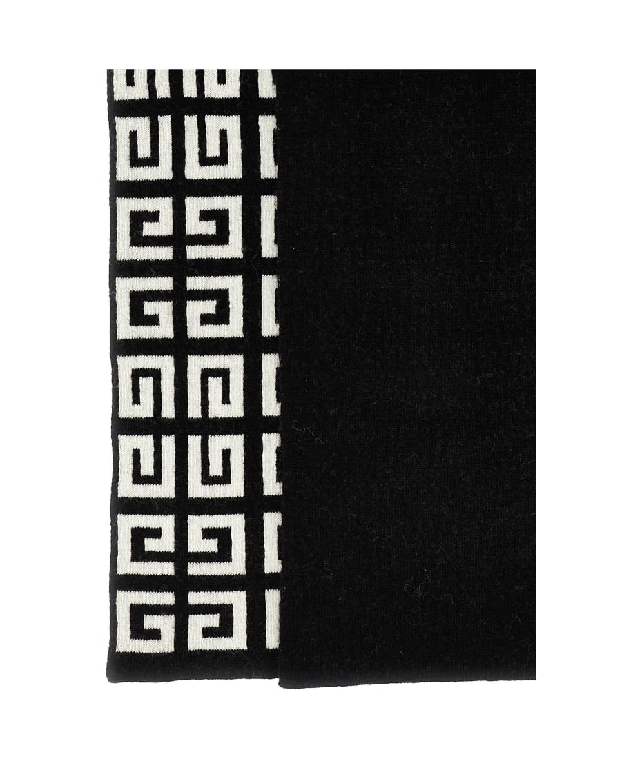 【送料&関税込】Givenchy 4g And Logo Wool And Cashmere Scarf Givenchy 4g And Logo Wool And Cashmere Scarf | italist