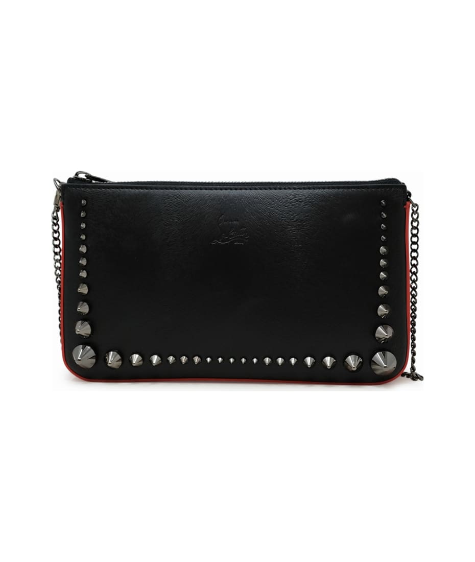 Christian Louboutin, Loubila hybrid pouch black crossbody bag