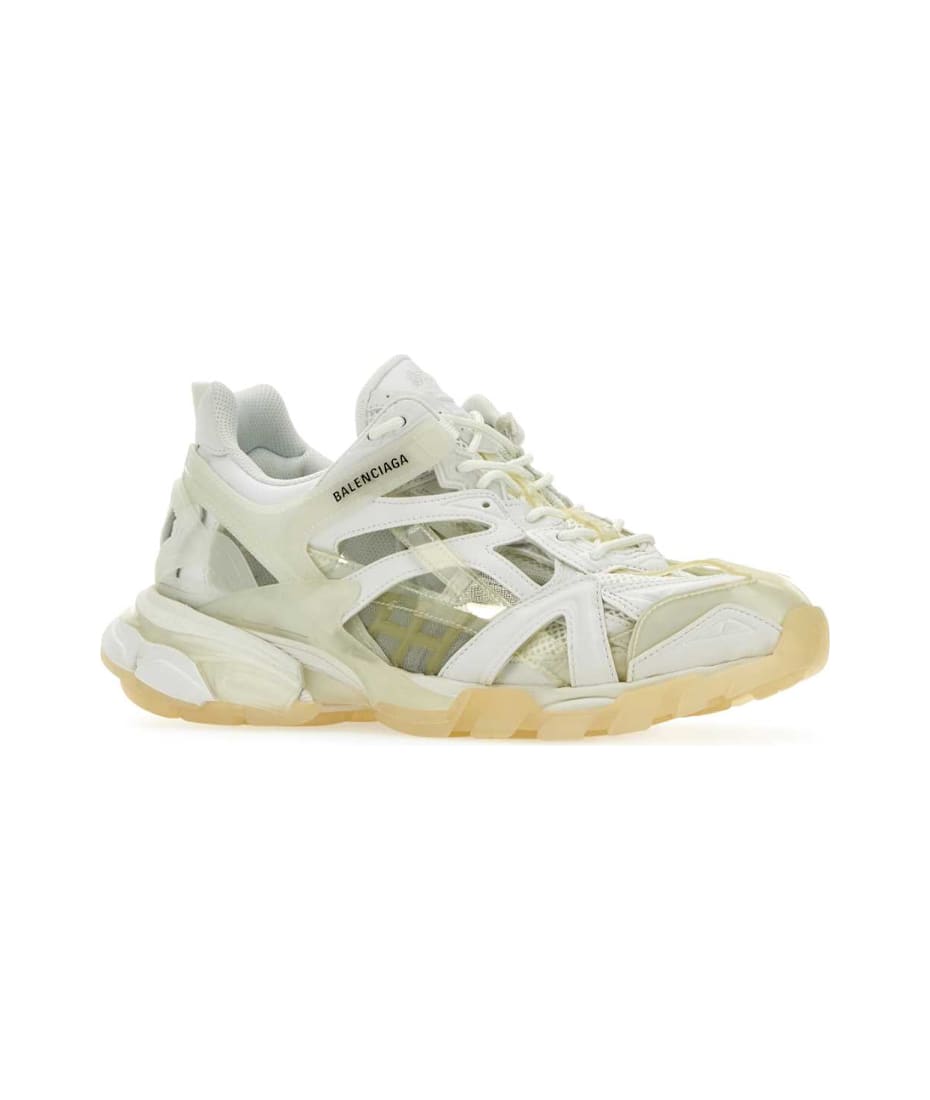 スニーカー BALENCIAGA TWO-TONE MESH AND FABRIC CIRCUIT SNEAKERS Balenciaga Two-tone Mesh And Fabric Track.2 Sneakers