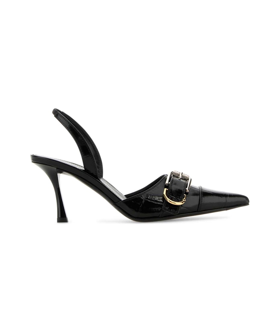 パンプス GIVENCHY VOYOU LEATHER PUMPS GIVENCHY Voyou Baby leather platform Mary Jane pumps | NET-A