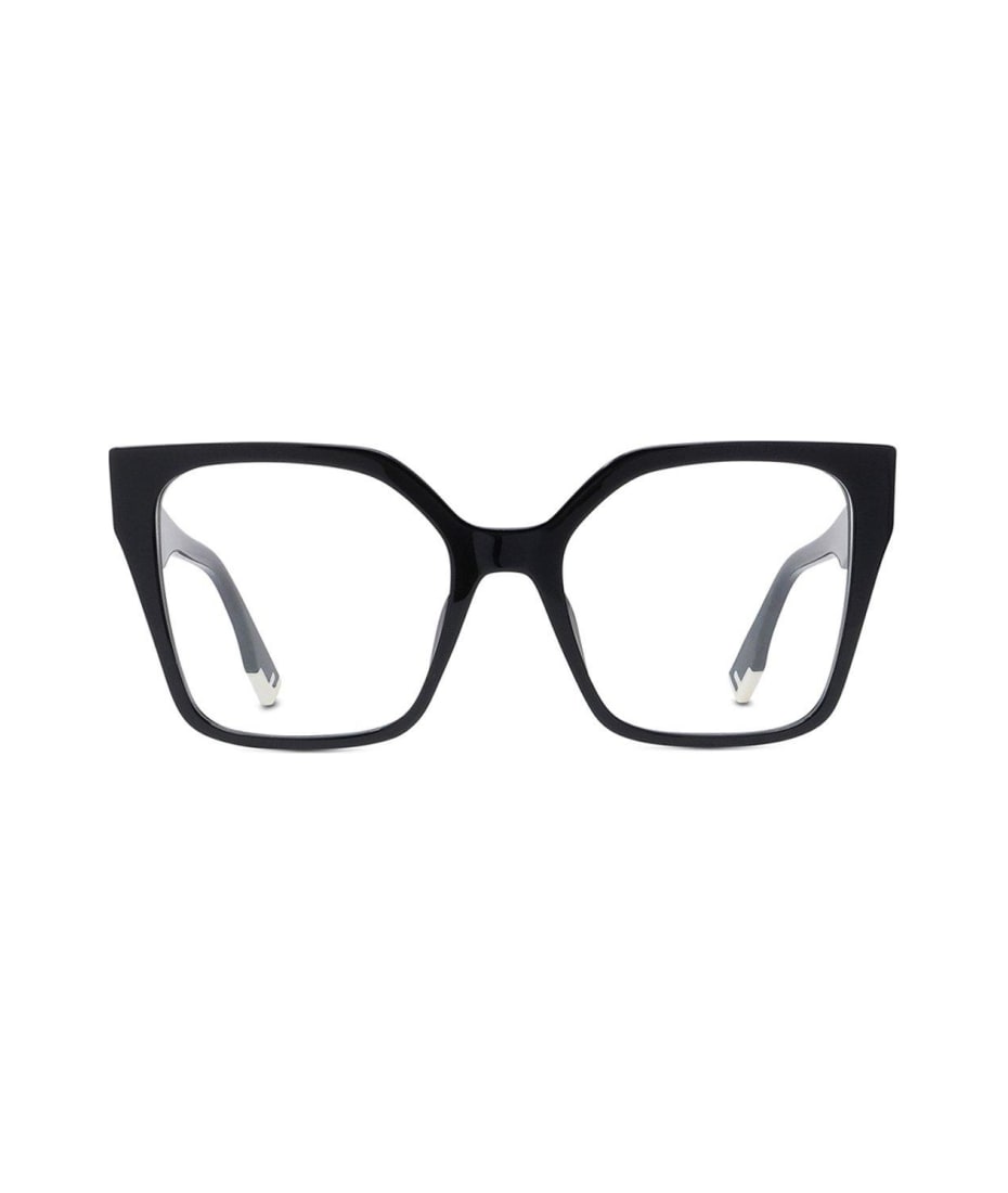 FENDI スクエアフレームメガネ FE50002I 053 Eyeglasses FENDI Way FE50002I 001 54-19 Black in stock