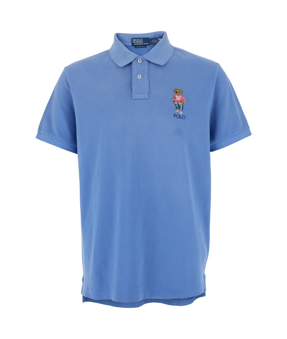 Ralph Lauren Polo Shirt With Classic Collar And Polo Bear