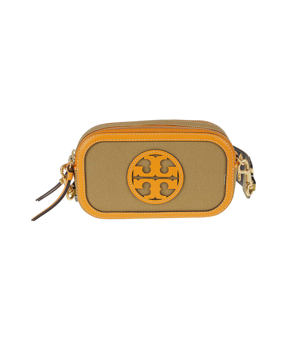 Tory Burch Mini Miller Cotton Canvas Crossbody Bag