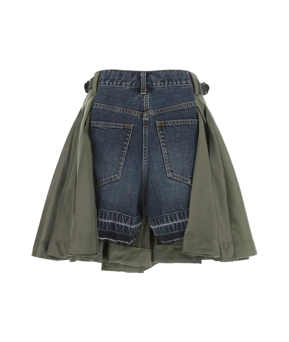 Sacai - NYLON TWILL SHORTS | HBX - Globally Curated Fashion