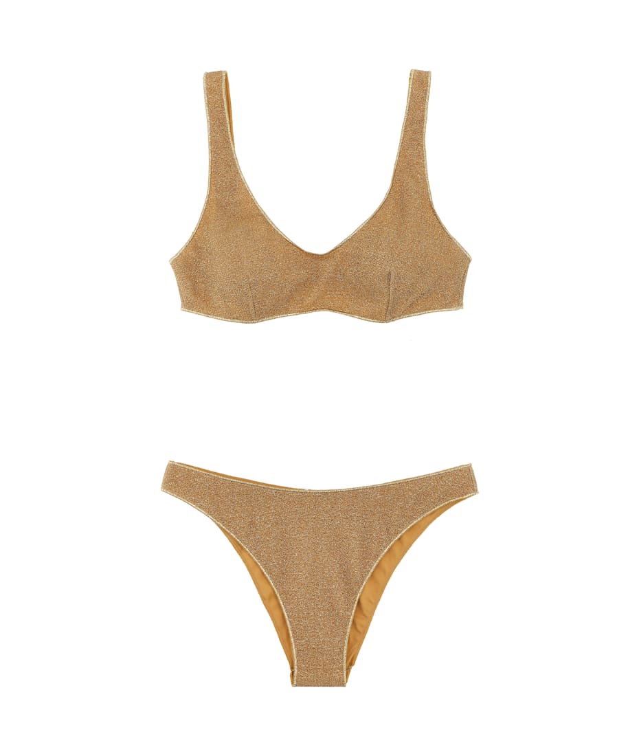 ビキニ Oseree SS25 'Lumiere Sporty' bikini (LSS205 GOLD) Oseree 'lumière Sporty' Bikini | italist