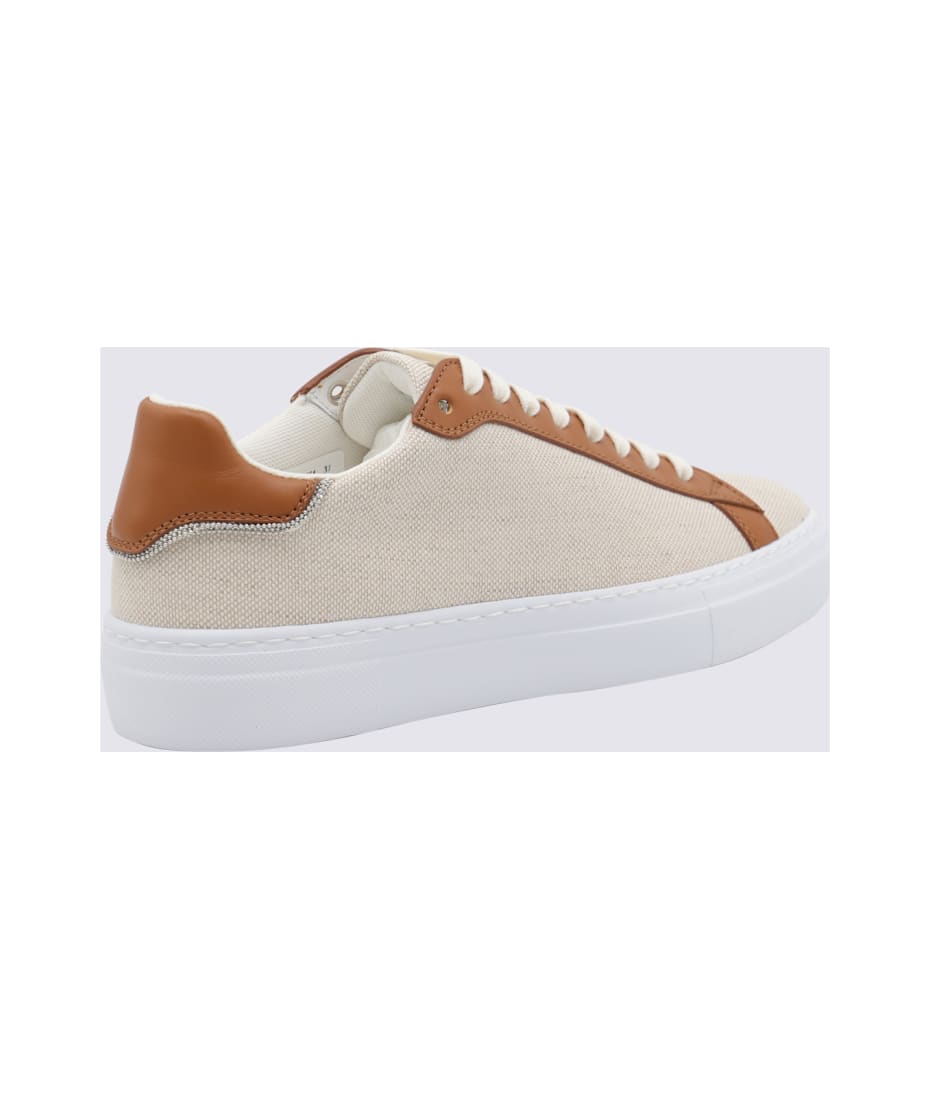 スニーカー FABIANA FILIPPI BEIGE COTTON SNEAKERS FABIANA FILIPPI（ファビアナフィリッピ）ルーチェ使い
