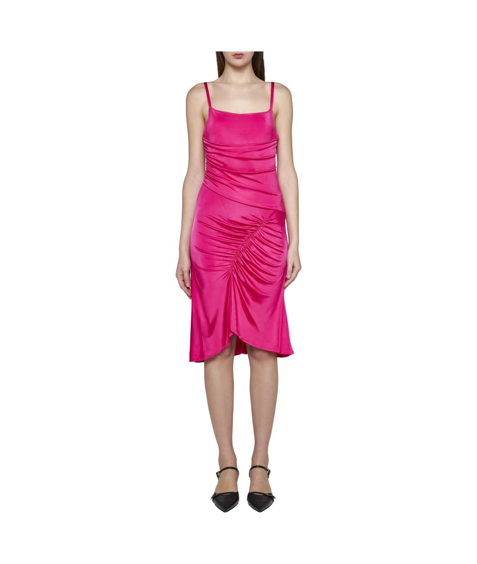 Marine Serre Jersey Draped Dress | italist