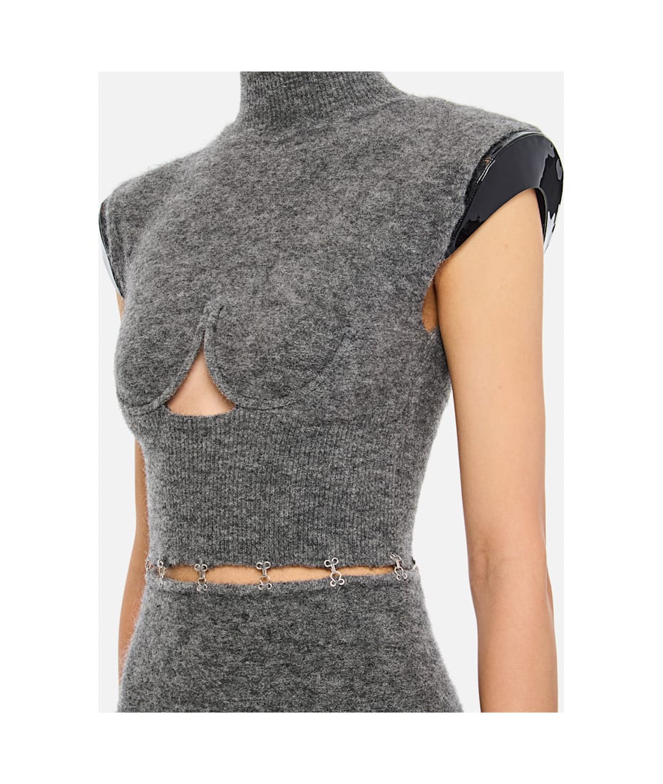 ワンピース SPORTMAX ALBINO CUT-OUT MOHAIR DRESS ALBINO CUT-OUT MOHAIR DRESS Sportmax $823.00 USD - Biffi