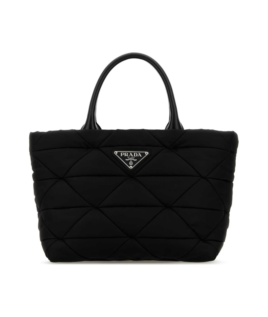 ハンドバッグ Prada Black Nylon Handbag Mini - Bag - ep_vintage Shine Store - Hand - Black - NERO