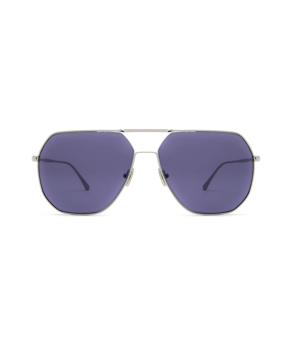 Tom Ford Eyewear Ft0852 Light Ruthenium Sunglasses サングラス-