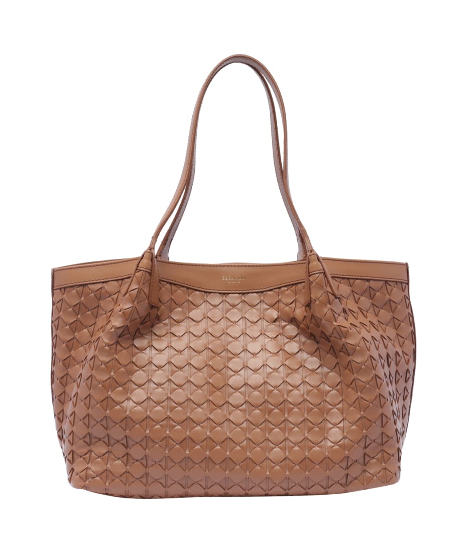 ハンドバッグ SMALL SECRET MOSAICO BAG Small secret tote bag in mosaico black