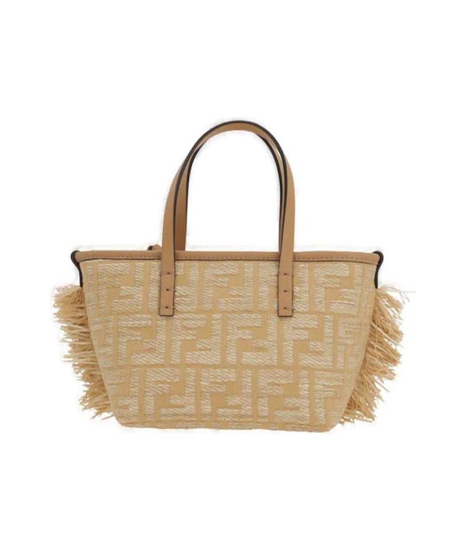 【関税&送料込】Fendi Roll Mini Tote Bag In Ff Jacquard And Fendi Fendi Roll FF Jacquard Mini Tote Bag - Tote Bags