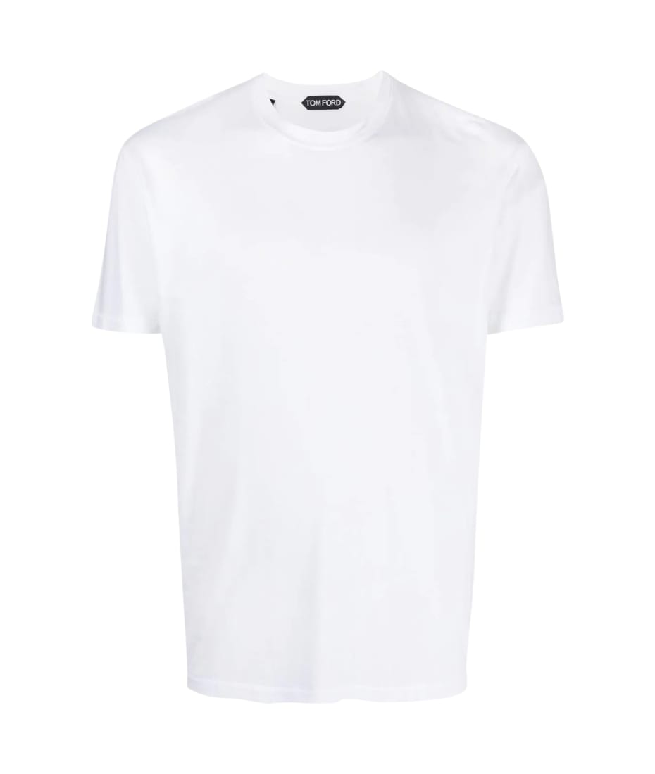 Tシャツ・カットソー TOM FORD FW25 LYOCEL MANICA CORTA (JCS004 JMT012AW002) LYOCELL COTTON CREW T-SHIRT | Tom Ford Fashion