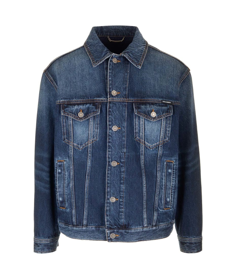 ジャケット Dolce & Gabbana FW24 Denim long jacket (F9P47DG8HL7 S9001) Dolce & Gabbana - Denim jacket